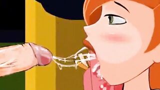 Best blowjob of famous toons