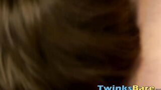 Young men make out before having pleasant bareback banging