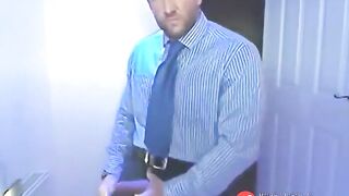 Big-Cock Daddy Tries on His New Suit