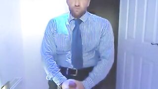 Big-Cock Daddy Tries on His New Suit