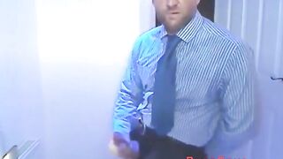 Big-Cock Daddy Tries on His New Suit