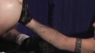 This action is excellent because it shows a real fisting expert keeping an eager as g