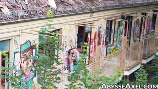 Dicklit sucking and deep anal fisting in an abandoned hospital by inked Kay and hot A