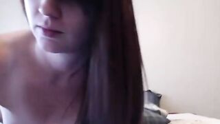 Beautiful Amateur Cutie with Amazing Tits Masturbates