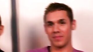Young men giving each other amateur blowjobs in sixty nine