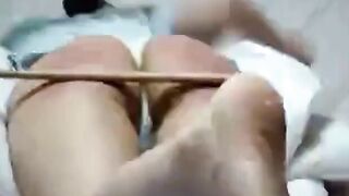 Spanking Korean Amateur's Tight Ass