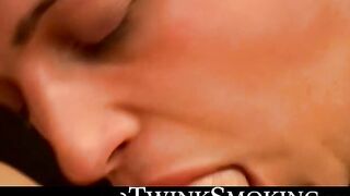 Cute Ayden James fucked hard his chainsmoker buddy Kayden Daniels