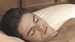 Smooth twink Winter Vance gets blowjob in horny sixtynine