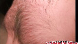 Mature amateur teases his asshole and masturbates vigorously