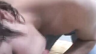 Two hung amateur latin twinks having cock fun at home