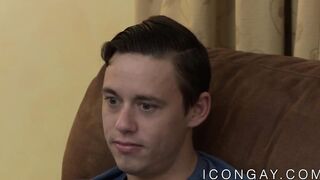 Cute jocks lovers have a passionate lovemaking session