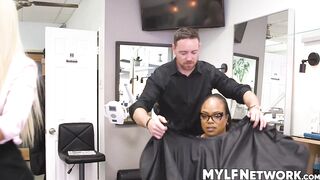 Romeo Price hammered his boss bitch Bridgette B in the salon