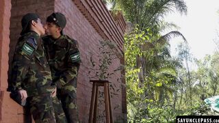 Private Rene Sava relieved Cadet Bautista Nores naughty itch