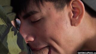 Private Rene Sava relieved Cadet Bautista Nores naughty itch