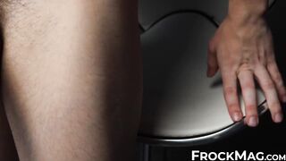 Innocent Danny Wilcoxx strokes his hard throbbing cock passionately