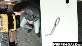 Jock Thief Gets deep pounded deep by BBC for Stealing from Store