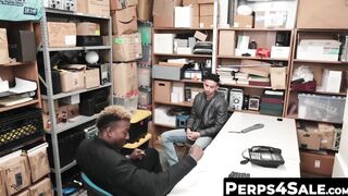 Jock Thief Gets deep pounded deep by BBC for Stealing from Store