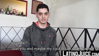Adorable twink Ramino offered money in exchange of his sexy ass