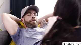 Trans Amy Nosferatu analed by her new roommate Matt