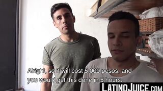 Latin cuties Franco and Jota uses their thick long tools to satisfy their horny bodie