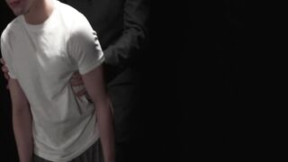 Suited Legrand Wolf oiled and dildo fucked the eager hole of hottie Aidan Fox