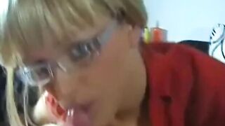 Deutscher reifer Amateur-Blowjob