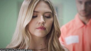 Busty blonde fucked hard