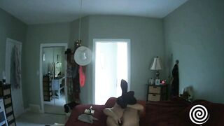Brunette Solo With Black Dildo