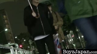 BoyzJapan.com - Asian homosexuals karaoke turns into anal foursome