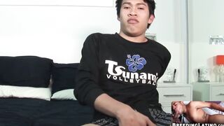 BreedingLatino.com - Solo young Latino shows his asshole before je