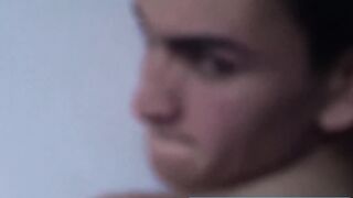 Handsome blonde Jake bends over to get his ass barebacked by my swollen boner