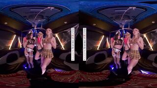 Sexual America Hot Halloween 4some inside VR