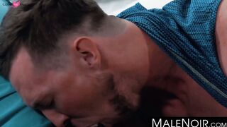 MaleNoir.com - Big cocked black doctor gets his ass railed by muscular white hunk har