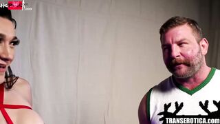 TRANSEROTICA Trans Bambi Bliss Receives Holiday Plowed
