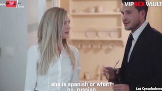 LOS CONSOLADORES - Karina Grand Joins Lovers Inside Cutie 3Some Plowed - VIP SEX VAULT