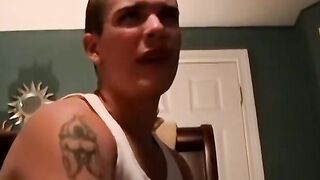 JoeSchmoeXXX.com - Hot hunk Gage Winchester strokes his massive slippery dick
