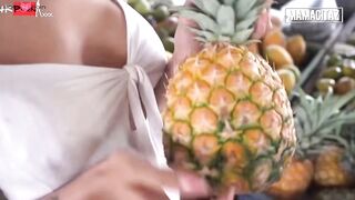 Bombshell Hispanic market bimbos introduces lusty stud to her forbidden fruit