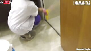 red haired patroness Sofia Zarate rewards her maid Maria Antonia Alzate after work with sex