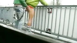 Amateur Outdoor Ficken mit Zwei Deutschen