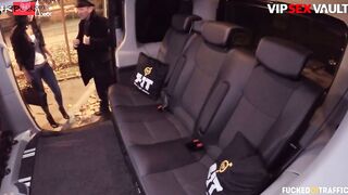 VIP SEX VAULT - Dark Hair Beauty Daphne Klyde Flirts With Her Driver And Ends Up Being Rammed By Him