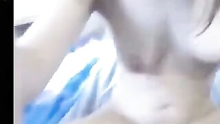 Nicole 21 masturbates in front of webcam