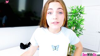 Hot stepsister Juniper Ren sucked dick