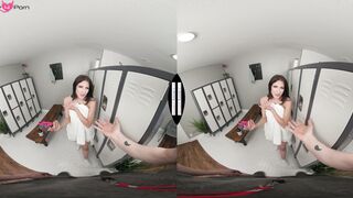 Aubree Valentine agrees to pay off her gym fees with her mouth and cunt