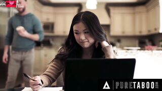 VIRGIN TABOO Lulu Chu's Pervy Roommate Uses Slimthick Vic To Seduce Her Inside A 3Some FULL VIDEO