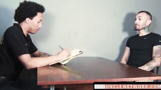 SayUncleNetwork.com - Black jock's interracial fuck pierces perp and ends with a jizz