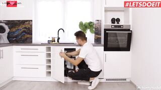 Freaky Stepmom Catches Stepson Jerking Around And Empties His Nuts Of Cum