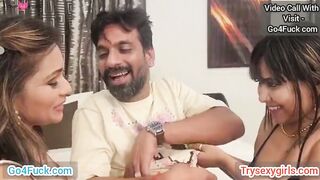 Hot Wife And Husband With Sali Hardcore Threesome Sex