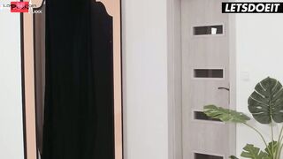 Aaliyah and Yasmina cheat and swap partners inside foursome sex