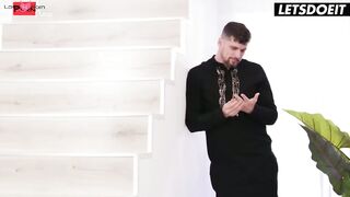 Aaliyah and Yasmina cheat and swap partners inside foursome sex
