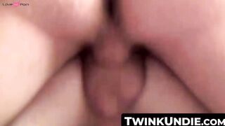 TwinkUndie.com - Alexander's passionate cock sucking and anal fuck with Chase